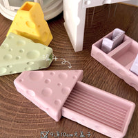 Cheese-Shaped Perler Bead Shovel with Lid - Multifunctional Storage Tool for Fuse Beads
