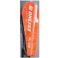 Badminton Racket Bag, Waterproof Dustproof Single Shoulder Carry Case for 2 Rackets