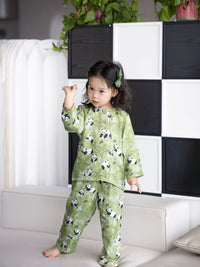 Kids' Bamboo Cotton Gauze Pajama Set for All Seasons, Parent-Child Homewear for Boys and Girls