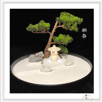 Japanese Zen Garden Sand Tray Micro Landscape Ornament