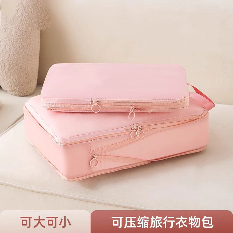 Travel Compression Packing Cubes for Clothes Underwear and Toiletries