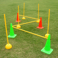 Soccer Training Agility Poles Obstacle Course Markers for Basketball and Football Drills