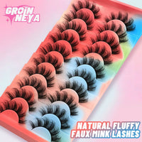 3D Eyelashes Natural Look False Eyelashes for E-Girl Makeup