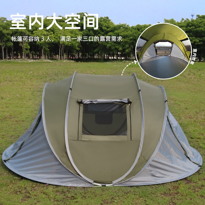 Instant Pop-Up Camping Tent for Outdoor Travel and Park Use, Foldable and Portable