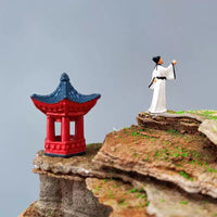 Li Bai Miniature Ancient Chinese Figure for Micro Landscape Bonsai Decor