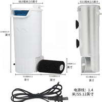 Submersible Low Water Level Turtle Tank Filter with Quiet Operation and Built-in Purifier