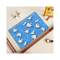 Diatomaceous Earth Absorbent Non-Slip Bath Mat for Shower and Home Use