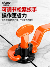 Tile Leveling System with Cross Spacers for Wall and Floor Tiles