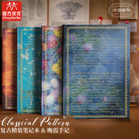 Vintage Hot Stamping Hardcover Lined Notebook Journal