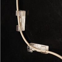 Self-Adhesive Cable Clips for Wire Management, Nail-Free Cord Organizer for Home and Office