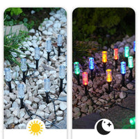 LED Bubble Stick Solar Garden Lights Outdoor Landscape Decorative String Lights