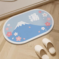 Diatomaceous Earth Bath Mat, Non-Slip Quick Dry Absorbent Hard Mat for Bathroom, Toilet, Shower