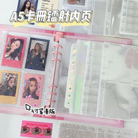 A5 Laser Star 4-Pocket Photo Album Pages for 3-inch Photos