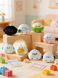 Plush Bird Blind Box Keychain Bag Charm