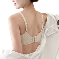 Hyaluronic Acid Seamless Gather Bra for Small Busts, Soft Support, Anti-Sagging, Thin Comfort