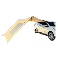 Portable Car Side Awning Tent with UV Protection and Mesh Screen, Multifunctional Outdoor Shelter
