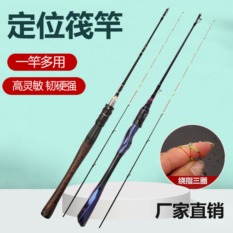 Titanium Alloy Raft Fishing Rod Telescopic Soft Tail Winter Ice Fishing Pole