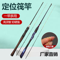 Titanium Alloy Raft Fishing Rod Telescopic Soft Tail Winter Ice Fishing Pole