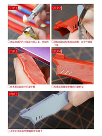 HOBBY MIO Model Armor Groove Maker Etching Tool Set for Detail Modification and Scribing