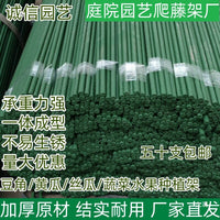 Plastic-Coated Steel Plant Support Stakes for Climbing Vines, Cucumbers, Beans, Tomatoes, Grapes, Passion Fruit
