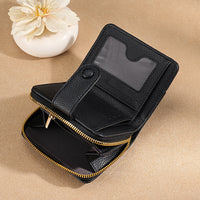 Women's RFID Blocking Passport Holder Wallet with Multiple Card Slots