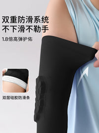 FYOUGA Kids' Sports Knee & Leg Sleeve with Honeycomb Padding for Cycling, Basketball, Soccer