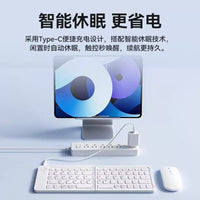 Foldable Bluetooth Wireless Keyboard and Mouse Combo for Multi-Device Laptops and Tablets
