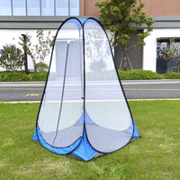 Single Person Pop-Up Mesh Tent for Outdoor/Indoor Meditation and Mosquito Protection