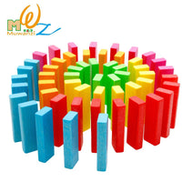 Wooden Stacking Blocks Jenga Game for Kids, Colorful Educational Balance Toy