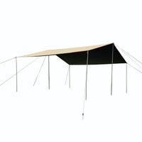Outdoor Waterproof UV Protection Camping Tarp Shelter with Poles