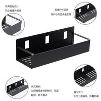 No-Drill Wall Mount Storage Shelf with Hooks for Kitchen Refrigerator Washing Machine Side