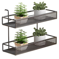 Desk Hanging Basket Office Partition Shelf Storage Organizer for Office Supplies