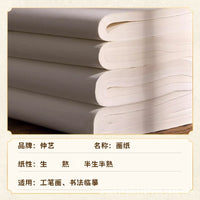 Double-Layer Xuan Paper for Calligraphy, Painting, and Printmaking - Thickened Semi-Sized
