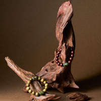 Natural Wood Display Stand for Jewelry Photography Props, Chinese Retro Style