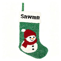 Large 18-inch Knitted Wool Christmas Stockings for Tree Decoration and Gifts