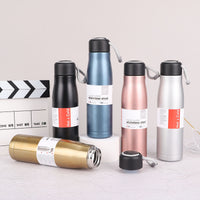 304 Stainless Steel Insulated Water Bottle with Carrying Rope for Sports & Outdoors