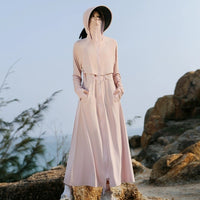 Women's UPF 50+ Hooded Sun Protection Jacket, Lightweight Cooling Long Sleeve Cover-Up