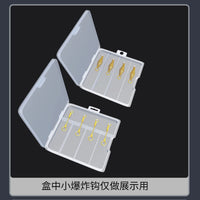 Feibashi Mini Spring Fishing Hook Storage Box with Four Compartments