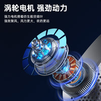 Portable Bladeless Neck Fan with 100-Speed Adjustment and Long Battery Life