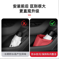 Denza Z9GT Car Door Storage Box Silicone Trash Can Umbrella Holder