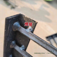 Heavy-Duty Steel Garden Rake for Loosening Soil and Weeding