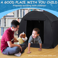 Pop-Up Indoor Blackout Privacy Tent for Sleep and Play