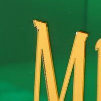 Green Acrylic Ballot Box with Lock for Elections, Weddings, Parties, Donations, Postcards, Blessings, High Transparency