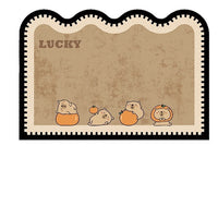 Cartoon Diatomaceous Earth Bath Mat for Bathroom, Super Absorbent Non-Slip Floor Mat for Sink, Toilet, and Doorway