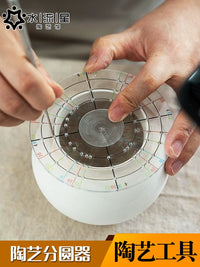 Pottery Clay Dividing Tool for Round and Continuous Patterns