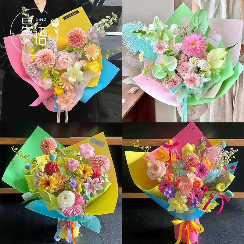 Xingyu Dopamine Series Thickened Art Cardstock for Floral Packaging and DIY Crafts