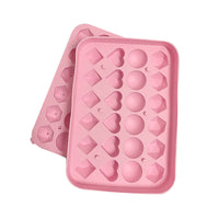 Silicone 4-in-1 Ice Cube Tray with Lid for Baby Food Freezer Storage and Home Ice Making