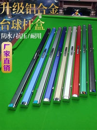 Aluminum Alloy Billiard Cue Case, Double Slot Snooker Pool Cue Stick Protector