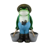 Frog Planter Garden Decor for Outdoor Patio Balcony Succulents