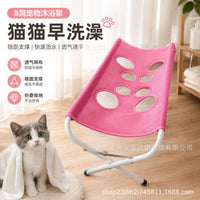 Pet Grooming Hammock for Small Dogs and Cats - Detachable Bathing and Nail Trimming Restraint